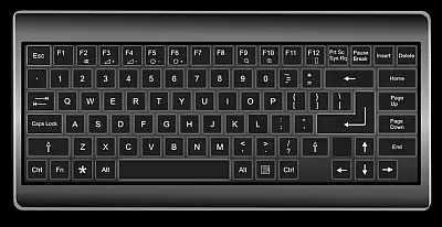 Aufbau einer Computertastatur