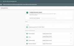 Google Test der Rich Suchergebnisse